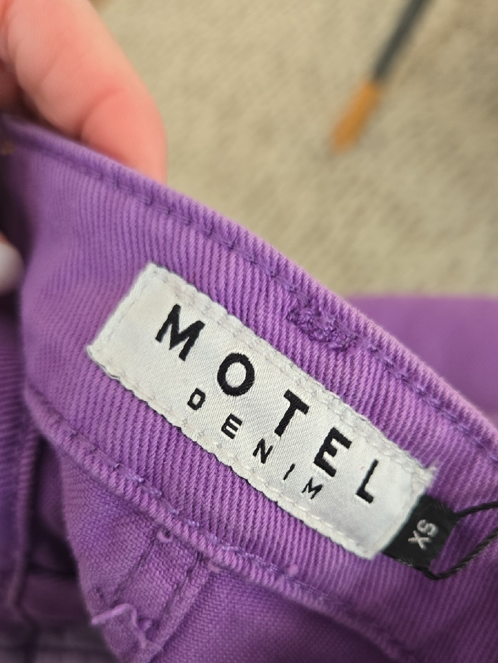 NWT Motel Rocks Parallel Jeans-Purple - Picture 7 of 11